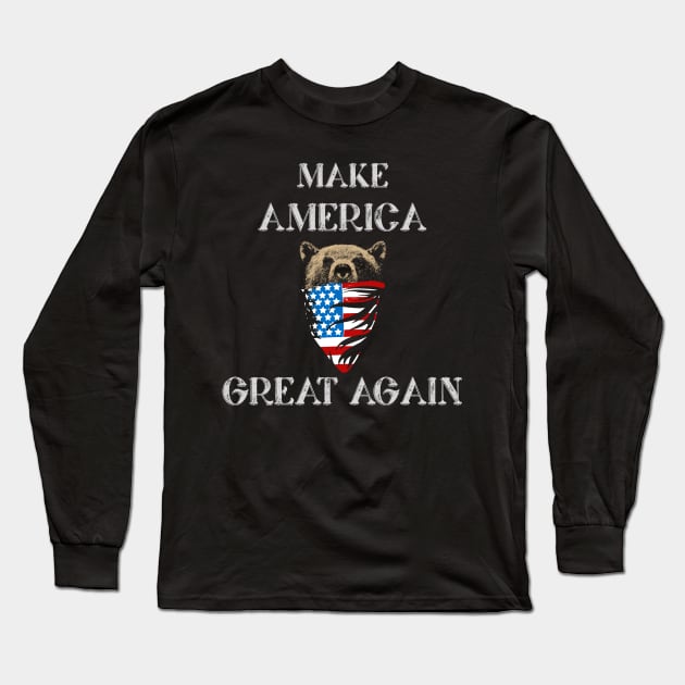 Make america great again Long Sleeve T-Shirt by kimoufaster